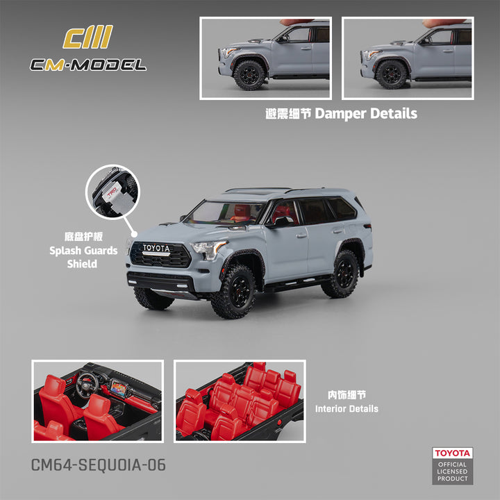 [Preorder] CM Model 1:64 Toyota Sequoia Gray CM64-SEQUOIA-06