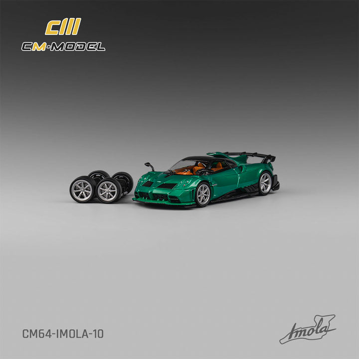 [Preorder] CM Model 1:64 Pagani Imola Metallic Emerald Green CM64-IMOLA-10