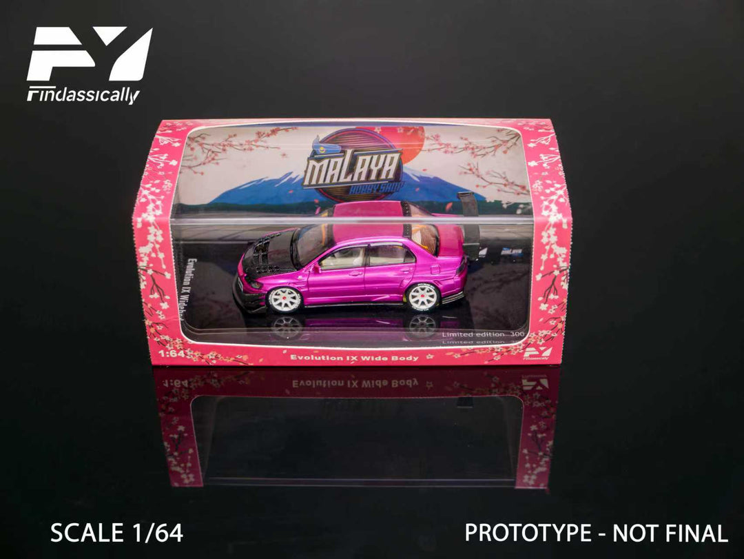 [Preorder] Findclassically 1:64 Mitsubishi 9th generation modified open cover version Pink