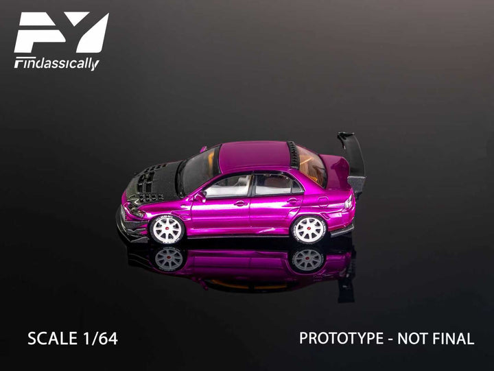 [Preorder] Findclassically 1:64 Mitsubishi 9th generation modified open cover version Pink