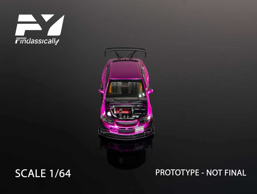 [Preorder] Findclassically 1:64 Mitsubishi 9th generation modified open cover version Pink