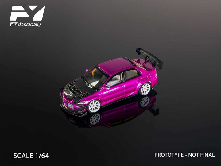 [Preorder] Findclassically 1:64 Mitsubishi 9th generation modified open cover version Pink