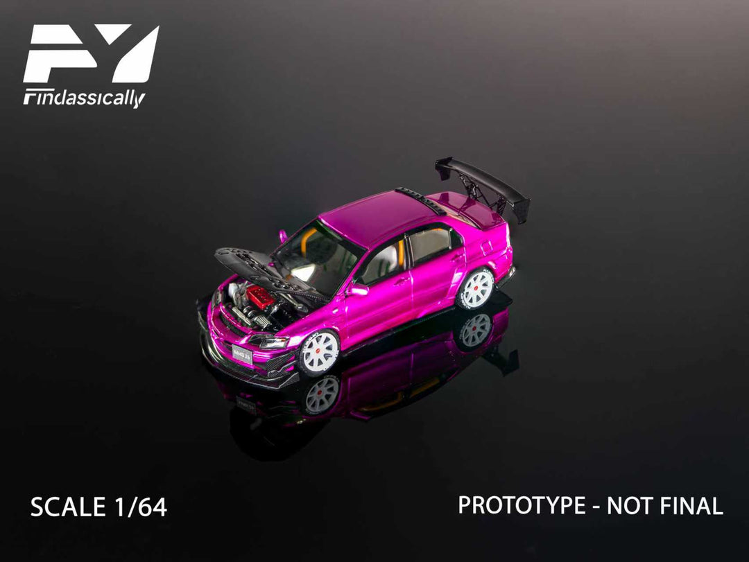 [Preorder] Findclassically 1:64 Mitsubishi 9th generation modified open cover version Pink