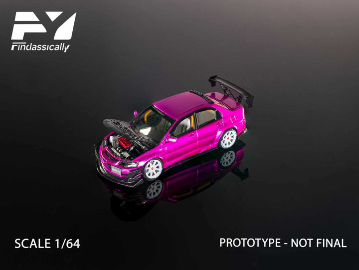 [Preorder] Findclassically 1:64 Mitsubishi 9th generation modified open cover version Pink