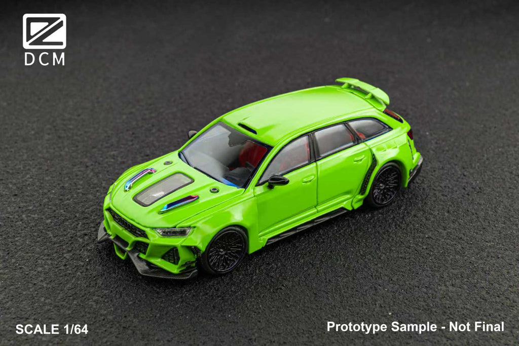 Preorder] DCM 1:64 Audi RS6 Apple Green – Horizon Diecast