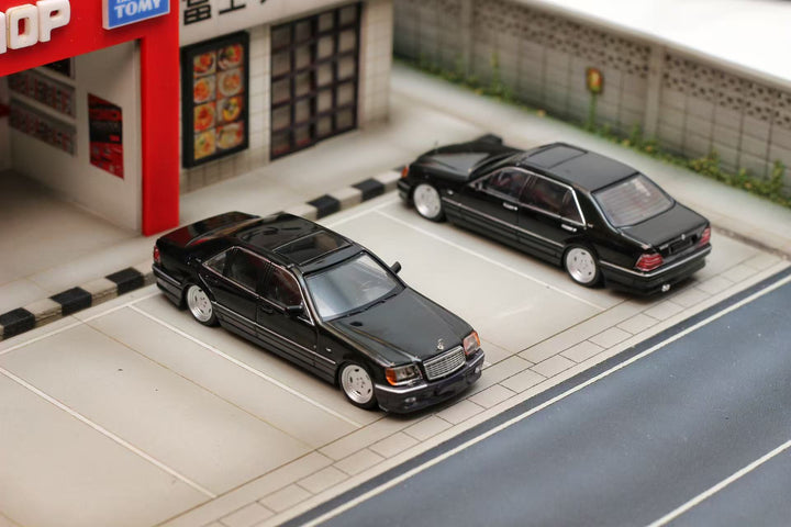 [Preorder] Street Weapon 1:64 Benz S600 W140 Black (2 Variants)