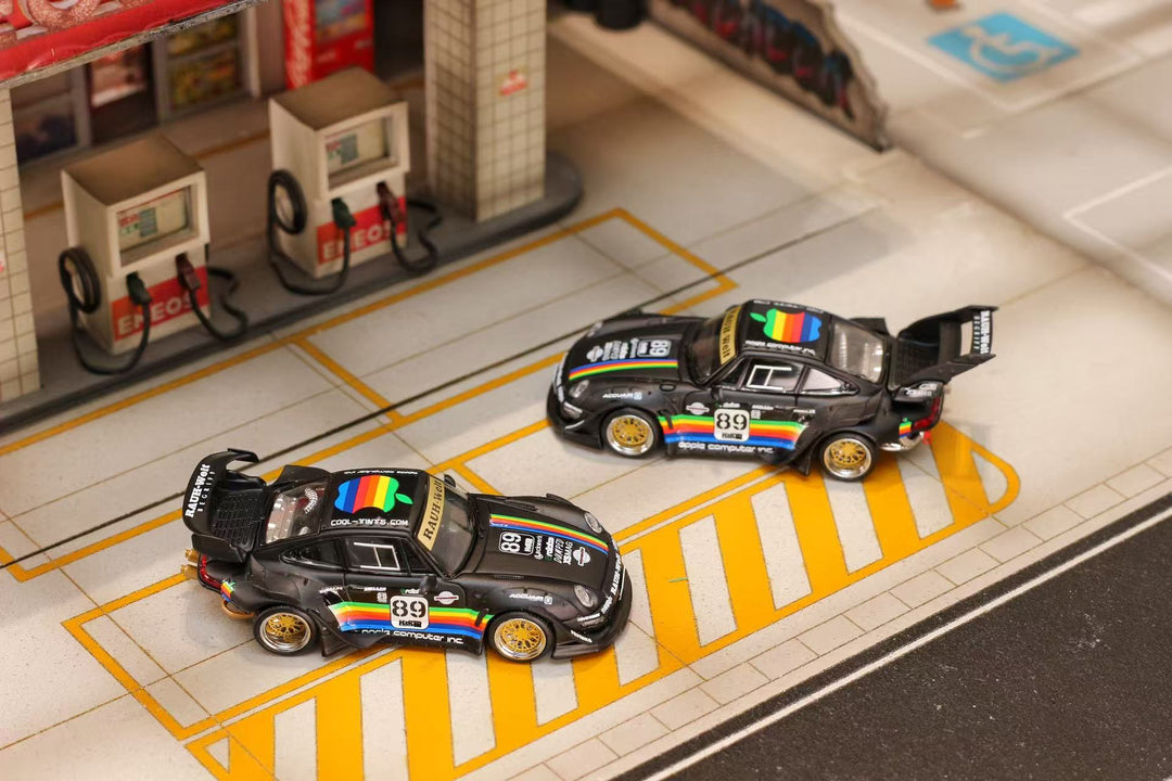 [Preorder] Street Weapon 1:64 RWB 993 Matte Black Apple (2 Variants)