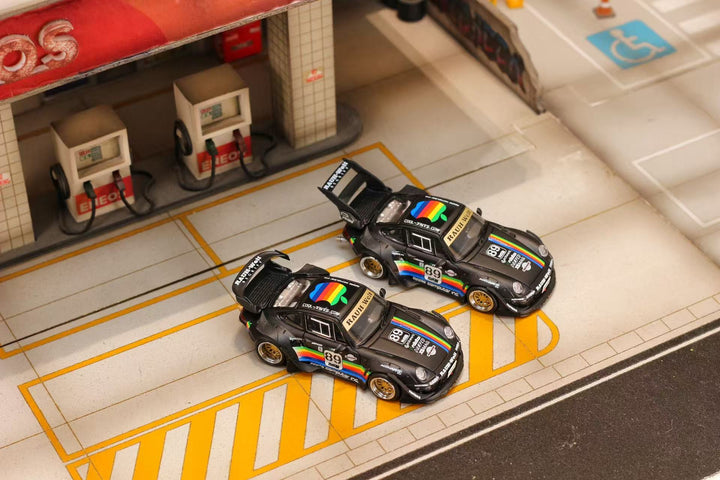 [Preorder] Street Weapon 1:64 RWB 993 Matte Black Apple (2 Variants)