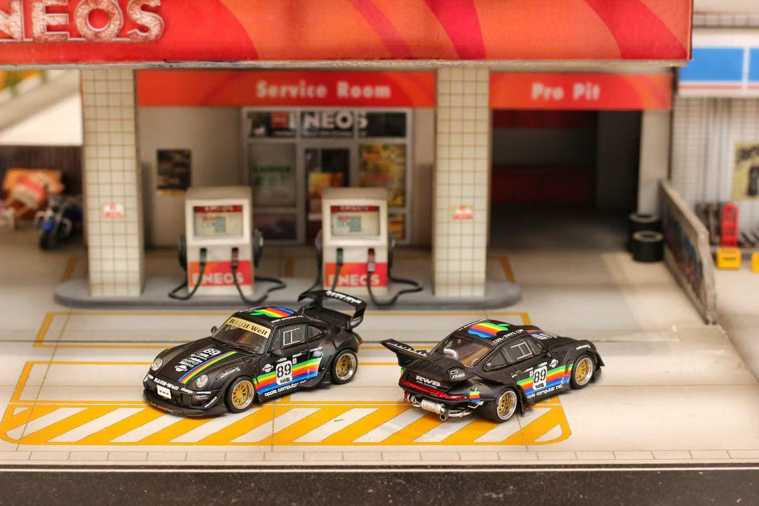 [Preorder] Street Weapon 1:64 RWB 993 Matte Black Apple (2 Variants)