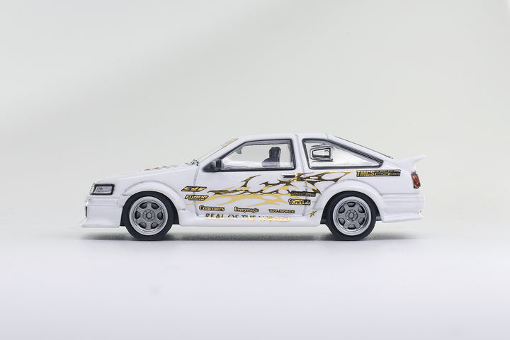 [Preorder] DCT 1:64 RWB AE86 TMCS Singapore Limited Edition White with Chrome Gold