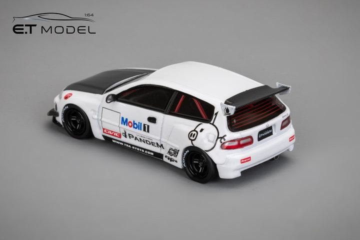 [Preorder] ET Model x Model Collect 1:64 Pandem Civic EG6 5th Generation Mk5 Rocket Bunny Wide-Body White