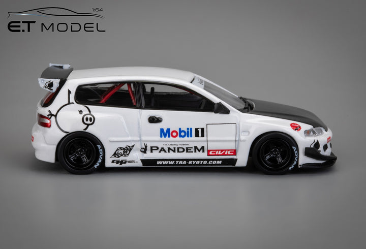 [Preorder] ET Model x Model Collect 1:64 Pandem Civic EG6 5th Generation Mk5 Rocket Bunny Wide-Body White