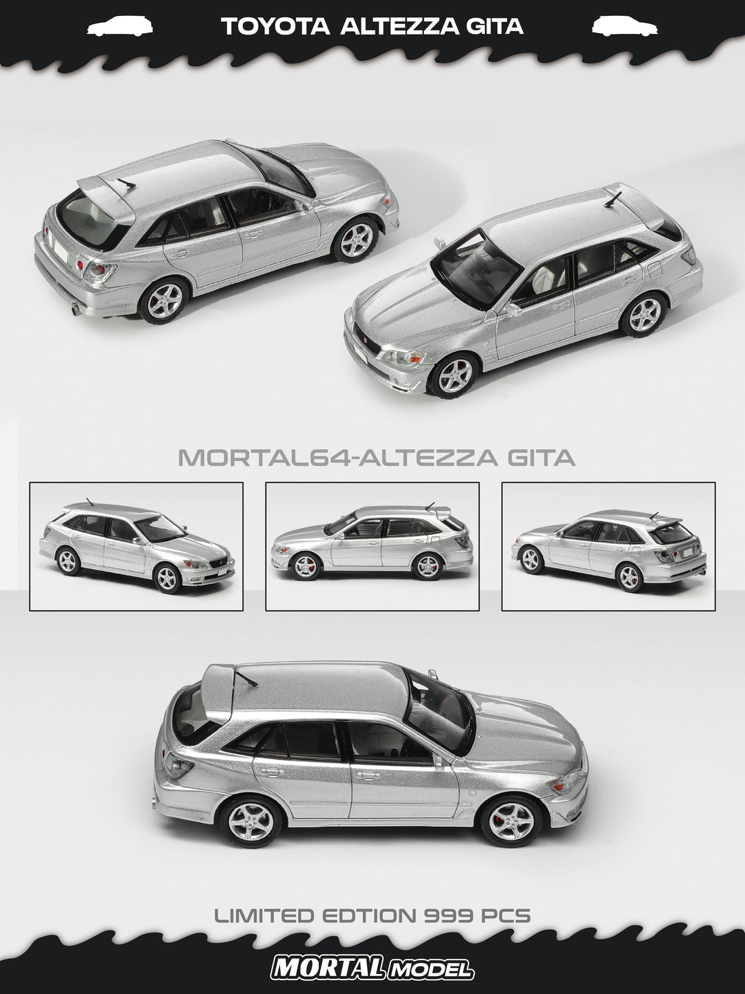 [Preorder] Mortal 1:64 Toyota Altezza Gita Elixir (4 Verisons)