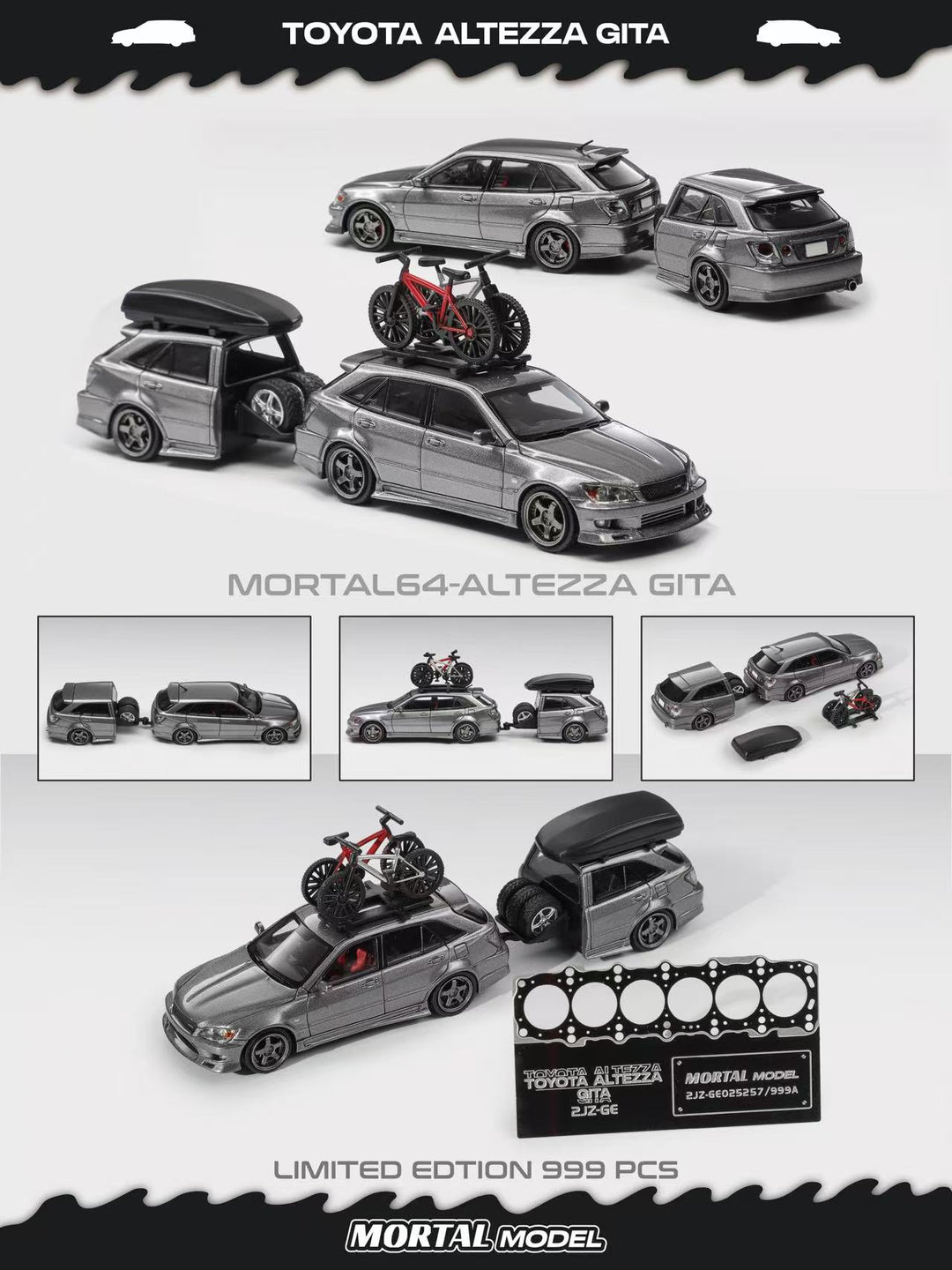 [Preorder] Mortal 1:64 Toyota Altezza Gita Elixir (4 Verisons)