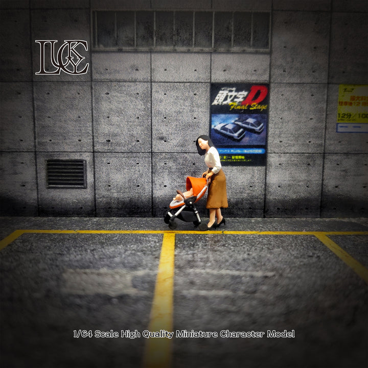[Preorder] Lucky Studio 1:64 Mother pushing a Stroller LK2025110423