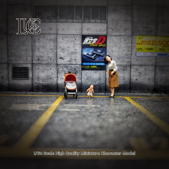 [Preorder] Lucky Studio 1:64 Mother pushing a Stroller LK2025110423