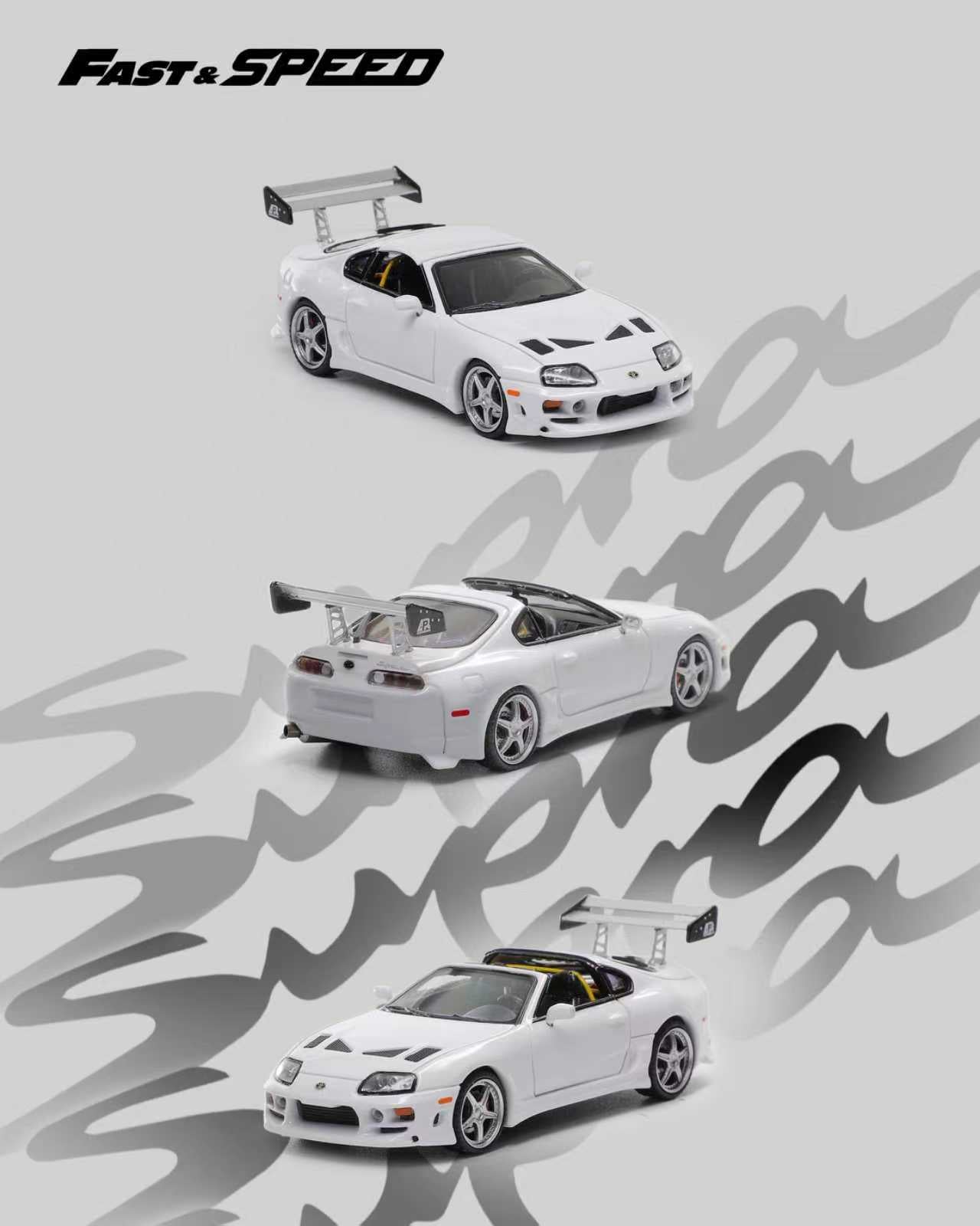 エツページ Preorder] Fast Speed 1:64 Toyota Supra Targa Roadster (3 Colours