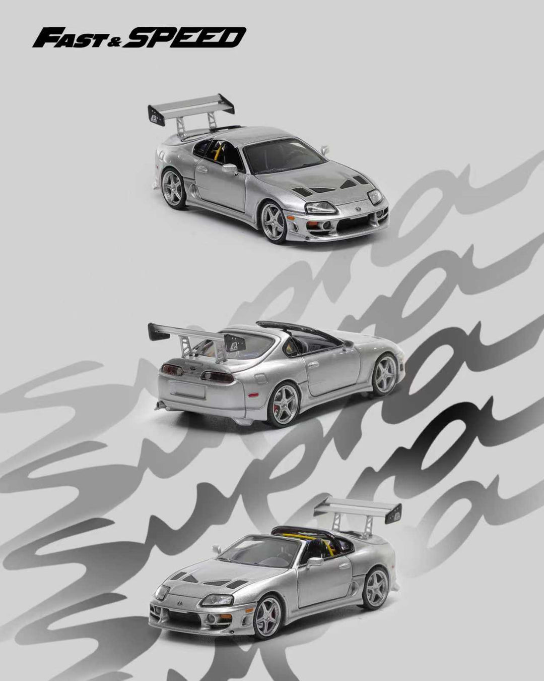 [Preorder] Fast Speed 1:64 Toyota Supra Targa Roadster (3 Colours)
