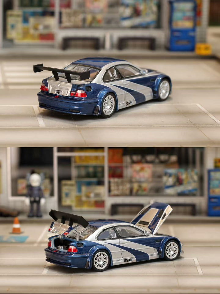 [Preorder] Ghost Player 1:64 BMW E46 M3 GTR Need for Speed Livery (2 Verisons)