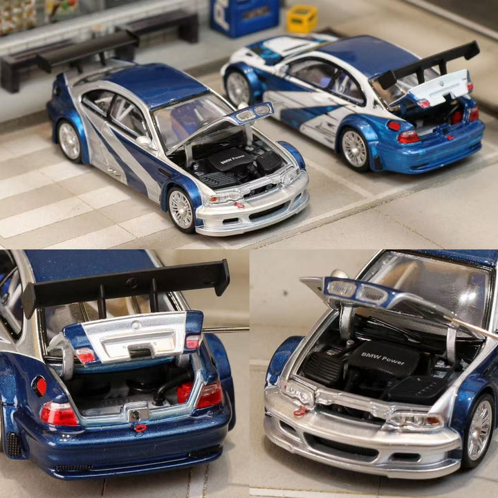 [Preorder] Ghost Player 1:64 BMW E46 M3 GTR Need for Speed Livery (2 Verisons)