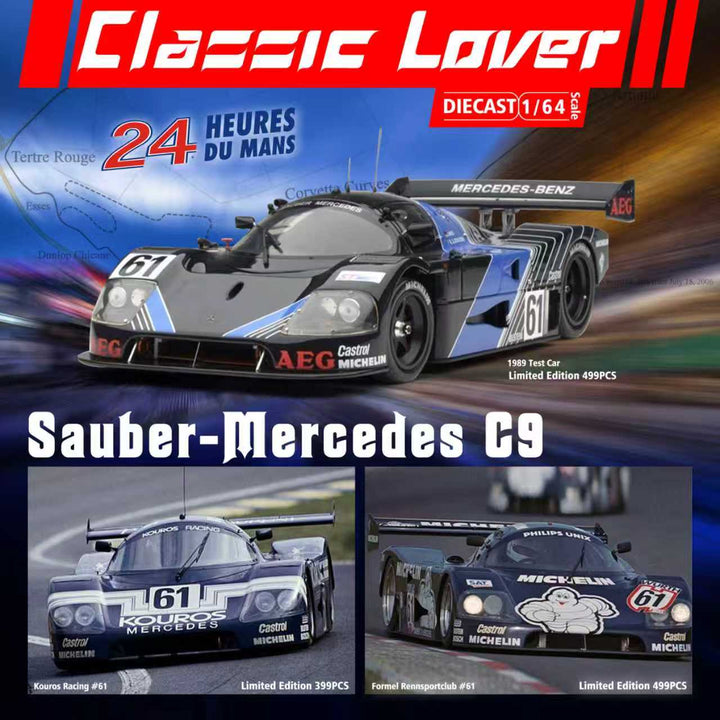 [Preorder] Classic Lover 1:64 Sauber-Mercedes C9 (3 Variants)