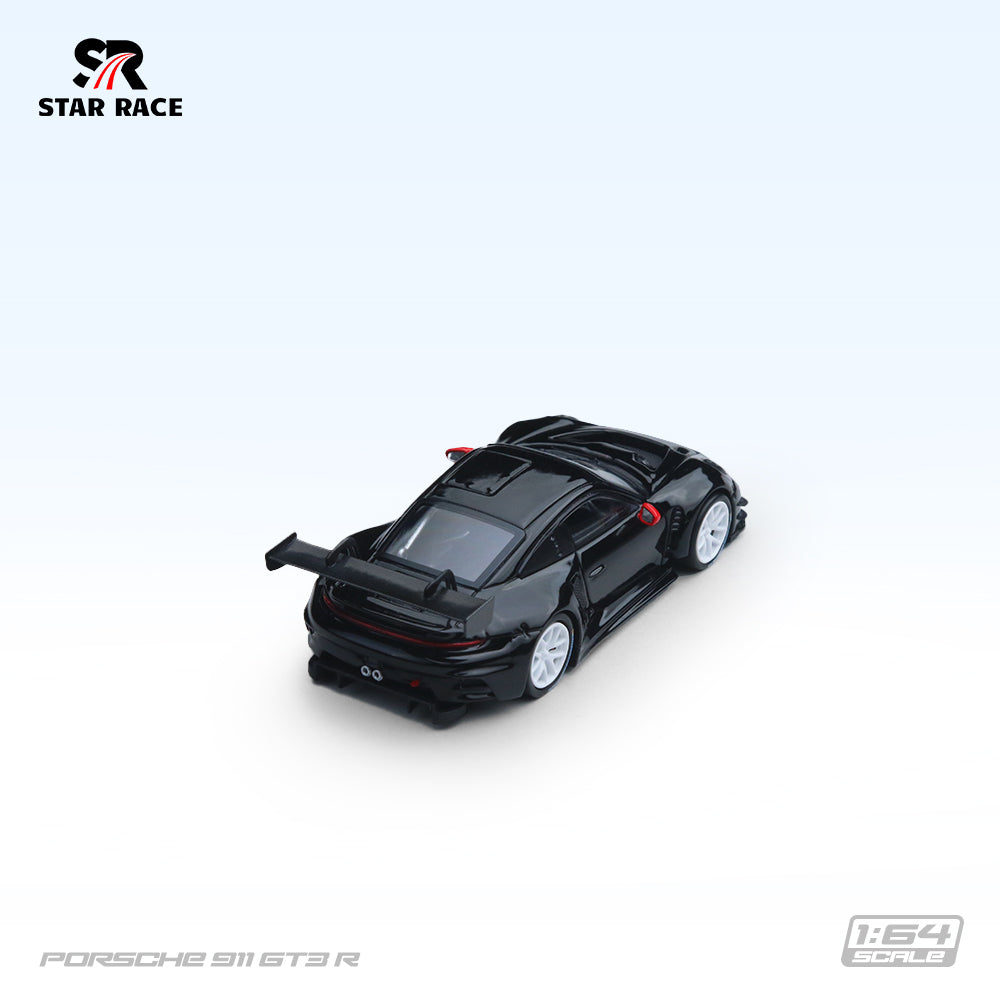 [Preorder] Star Race 1:64 Porsche 911 GT3 R Black White Edition SR64044/SR64045