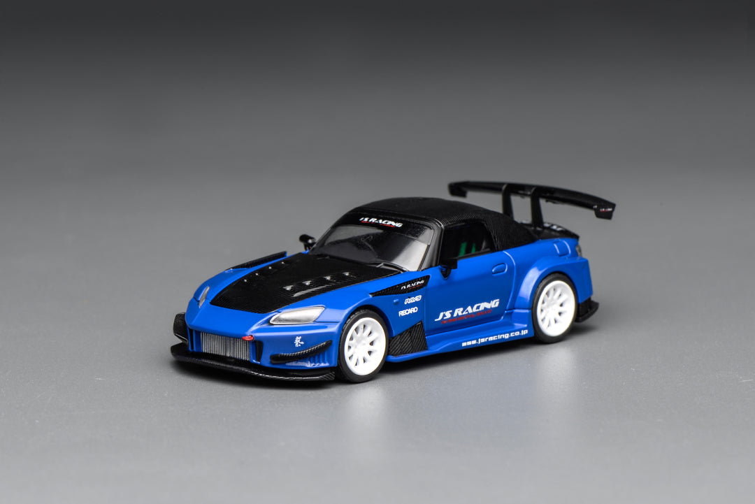 [Preorder] MOTORHELIX 1:64 HONDA S2000 J'S Racing Apex Blue Pearl M65152