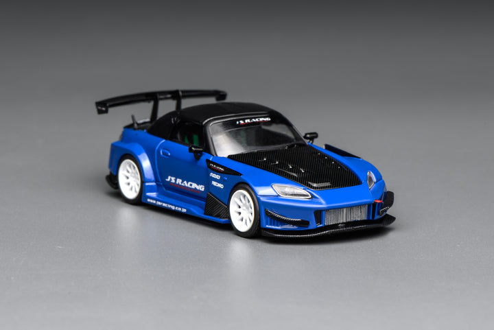 [Preorder] MOTORHELIX 1:64 HONDA S2000 J'S Racing Apex Blue Pearl M65152