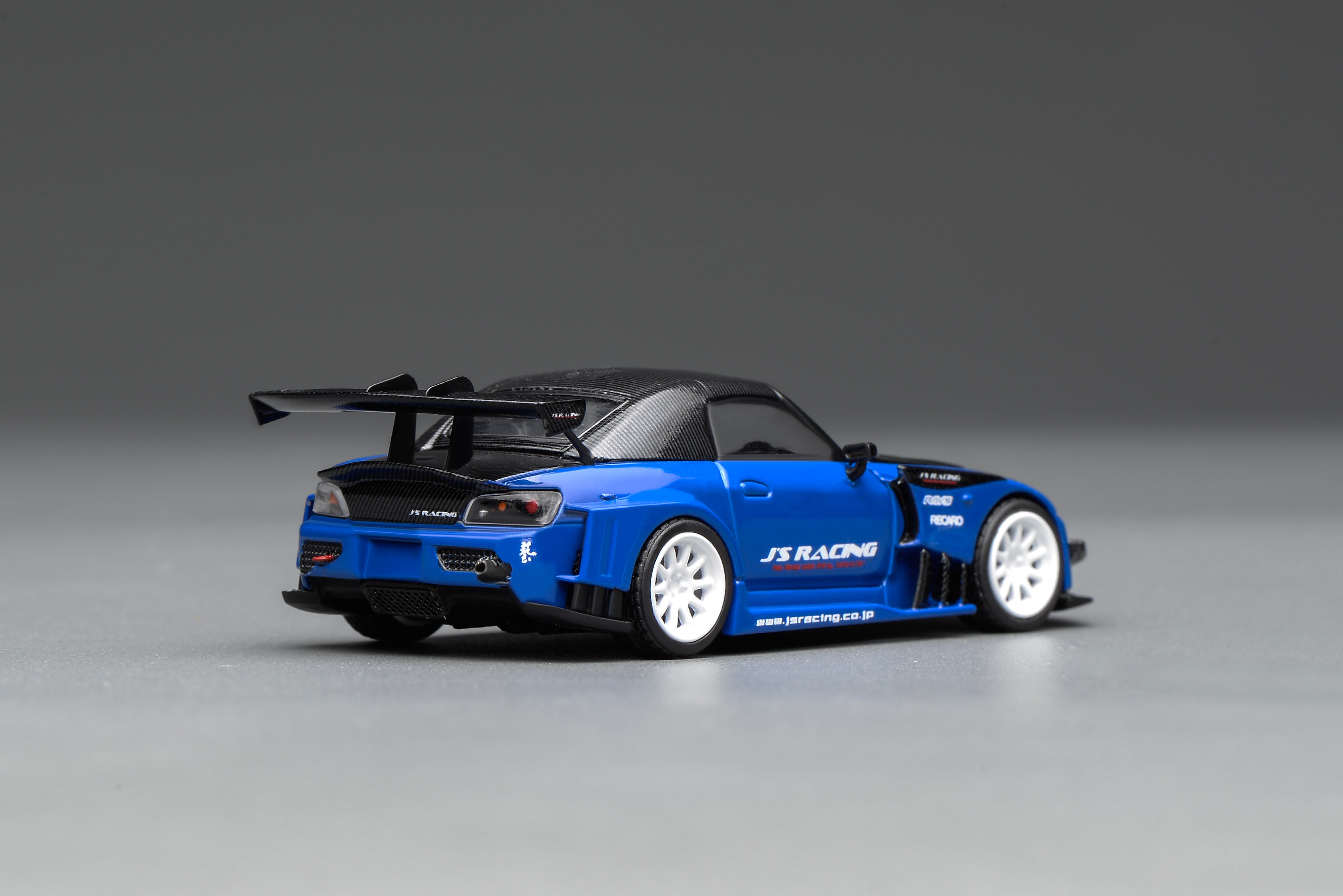 Preorder] MOTORHELIX 1:64 HONDA S2000 J'S Racing Apex Blue Pearl
