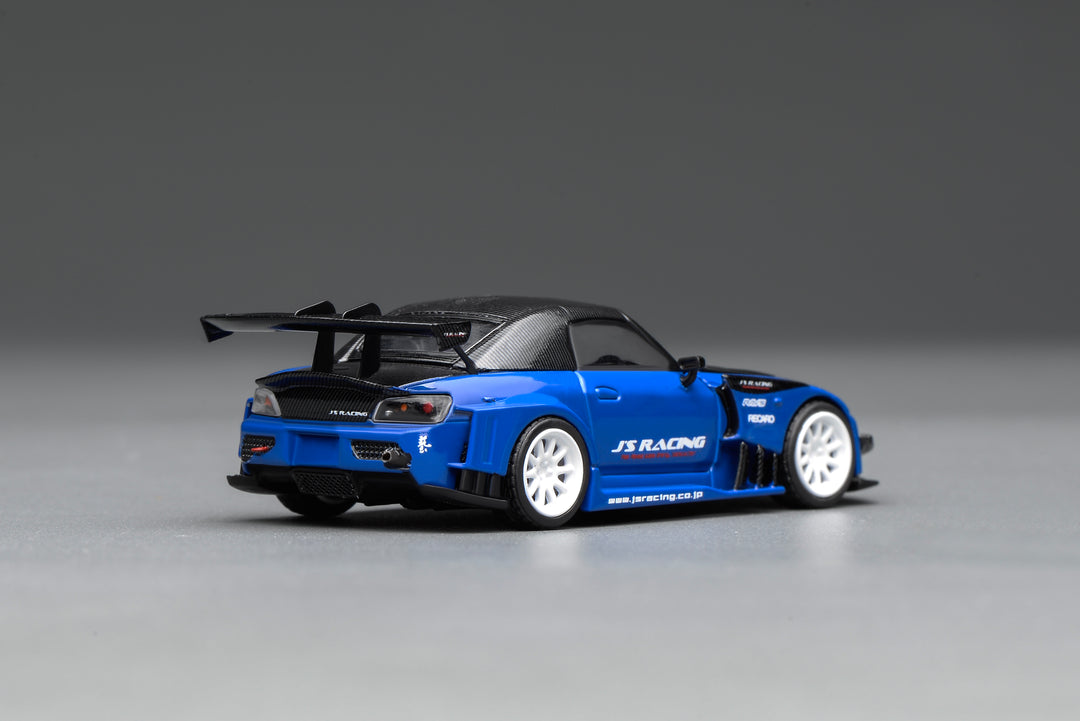 [Preorder] MOTORHELIX 1:64 HONDA S2000 J'S Racing Apex Blue Pearl M65152