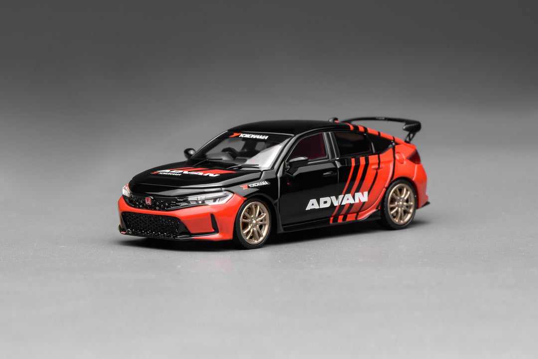 [Preorder] MOTORHELIX 1:64 Honda Civic TYPE R (FL5) Advan Livery w/MF10 Wheels M65341