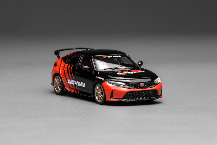 [Preorder] MOTORHELIX 1:64 Honda Civic TYPE R (FL5) Advan Livery w/MF10 Wheels M65341