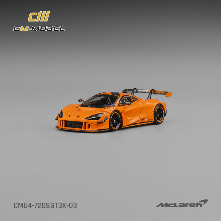 [Preorder] CM Model 1:64 McLaren 720SGT3X Papaya Orange CM64-720SGT3X-03
