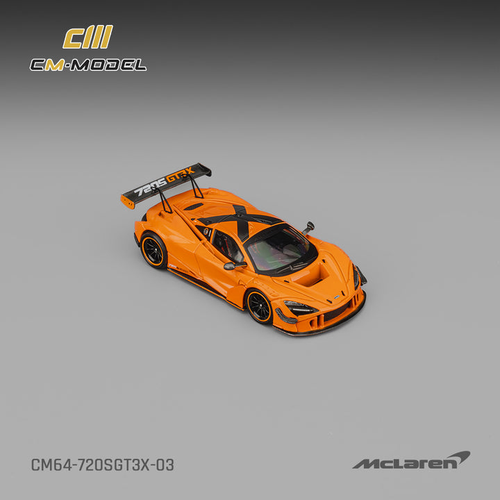 [Preorder] CM Model 1:64 McLaren 720SGT3X Papaya Orange CM64-720SGT3X-03