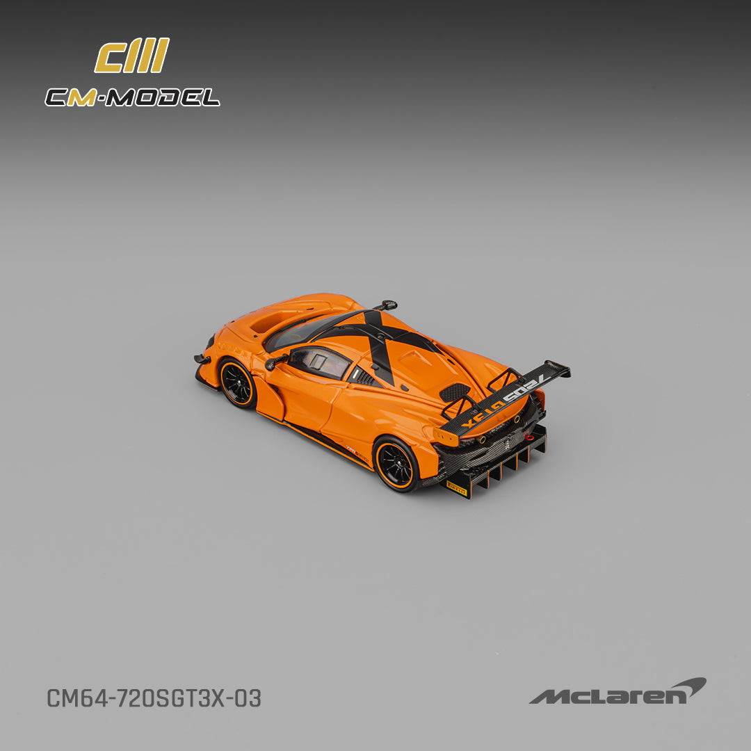 [Preorder] CM Model 1:64 McLaren 720SGT3X Papaya Orange CM64-720SGT3X-03