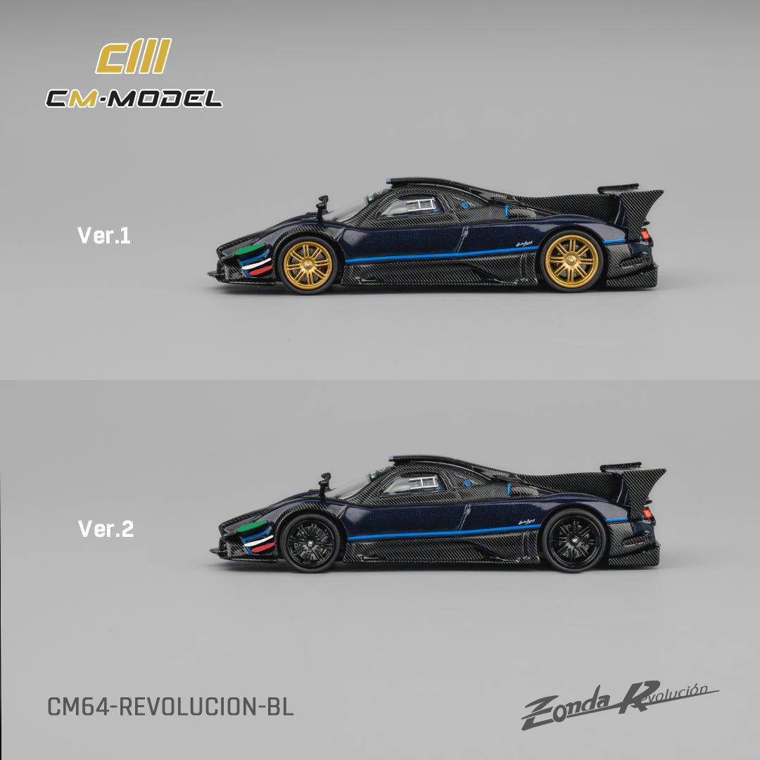 [Preorder] CM Model 1:64 Pagani Zonda Revlucion Metallic blue CM64-Revolucion-BL