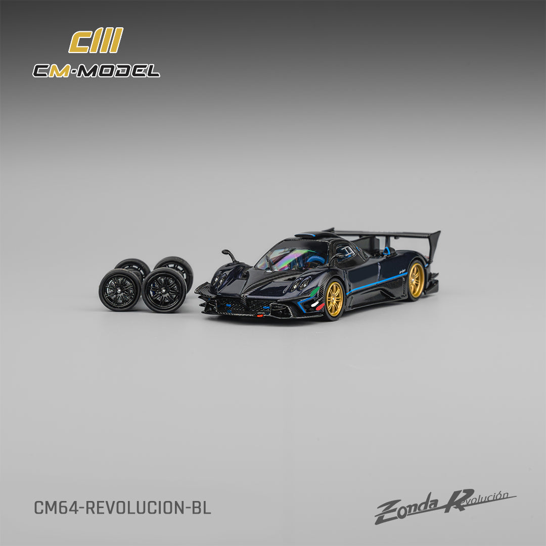 [Preorder] CM Model 1:64 Pagani Zonda Revlucion Metallic blue CM64-Revolucion-BL
