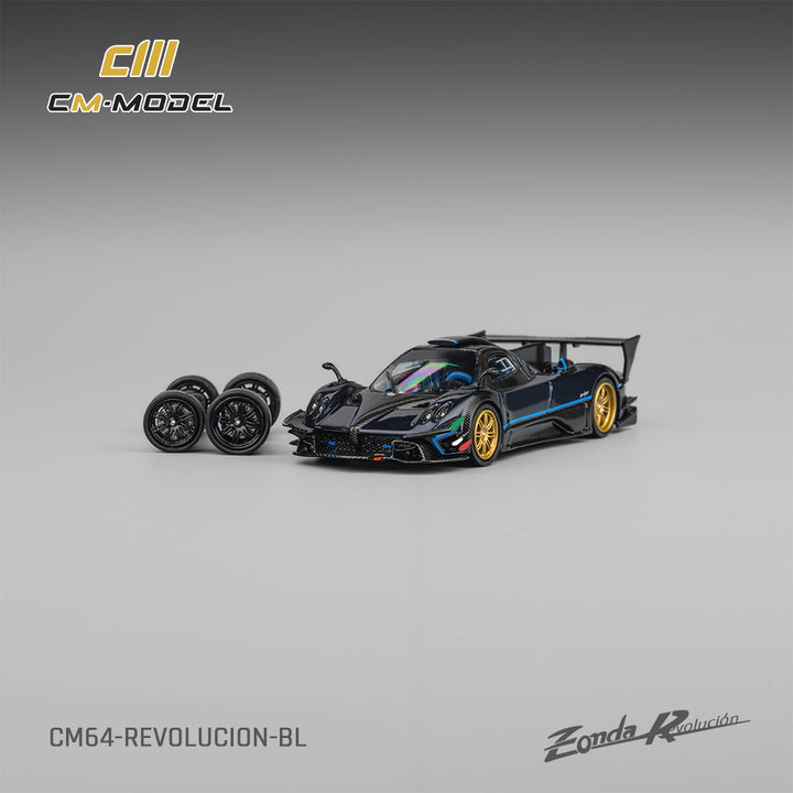 [Preorder] CM Model 1:64 Pagani Zonda Revlucion Metallic blue CM64-Revolucion-BL