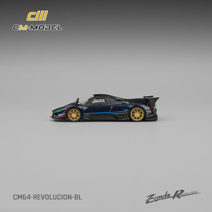 [Preorder] CM Model 1:64 Pagani Zonda Revlucion Metallic blue CM64-Revolucion-BL