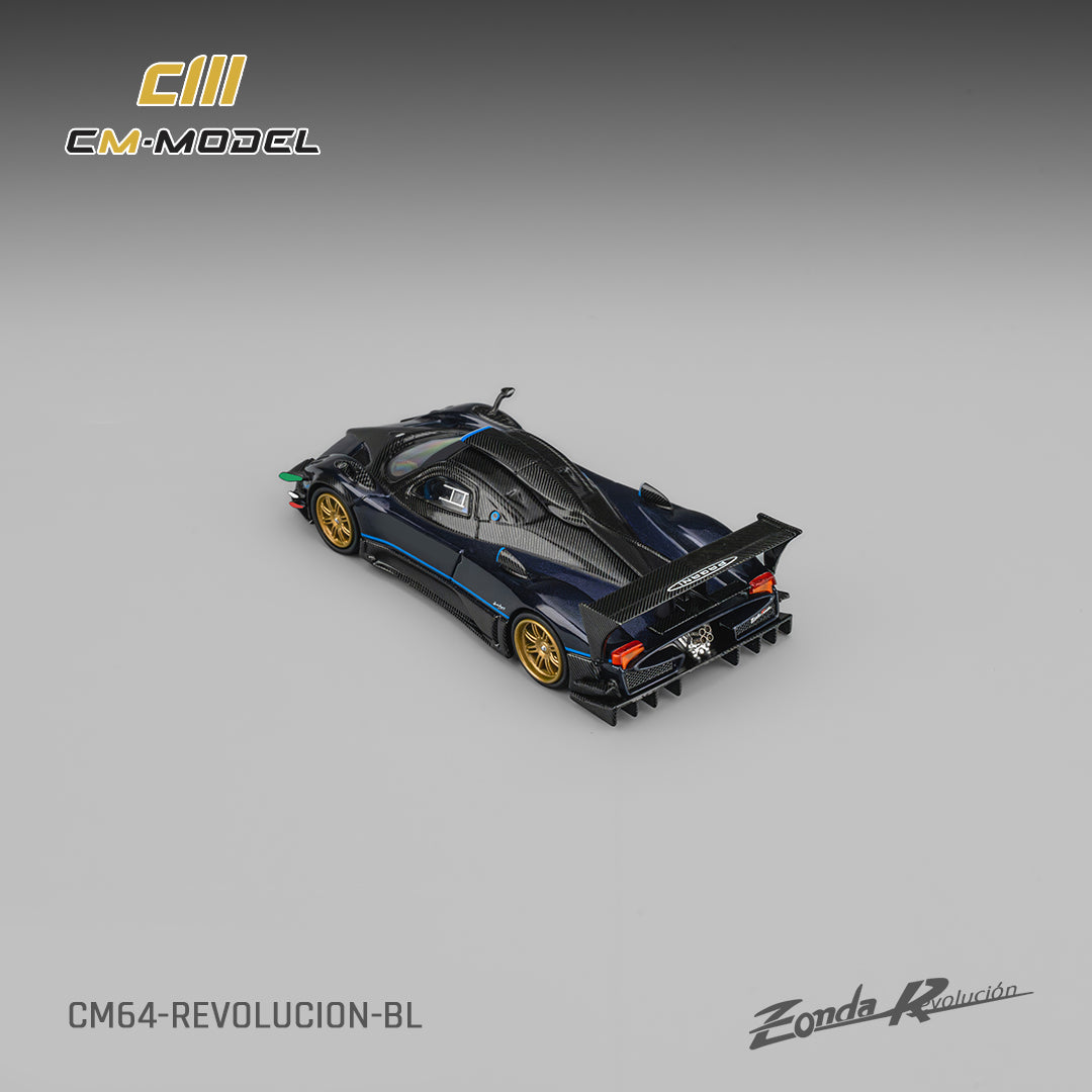 [Preorder] CM Model 1:64 Pagani Zonda Revlucion Metallic blue CM64-Revolucion-BL