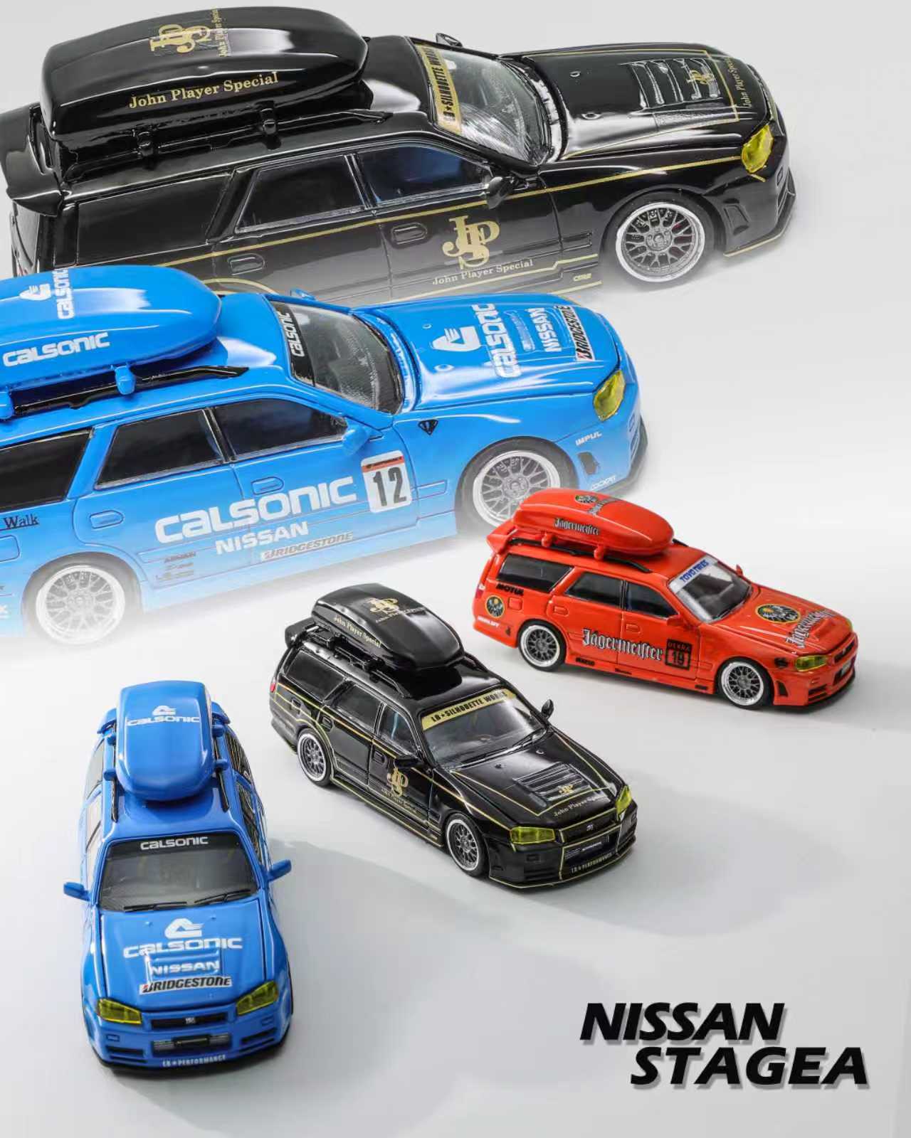 Zoom 1:64 Stagea 1st Generation WC34 260RS Wagon (6 Verisons