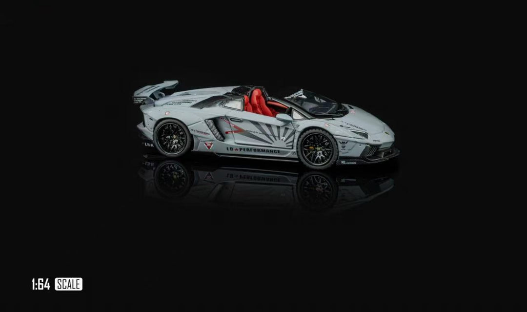 [Preorder] Rhino Model 1:64 Lamborghini LP720-4 Convertible LBWK Wide-body Grey