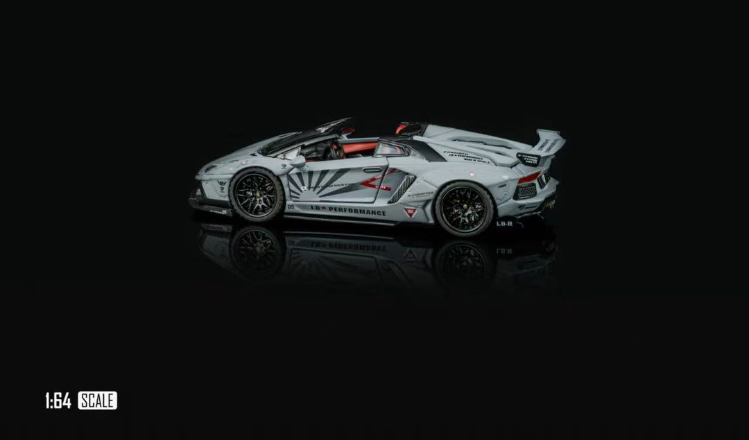[Preorder] Rhino Model 1:64 Lamborghini LP720-4 Convertible LBWK Wide-body Grey