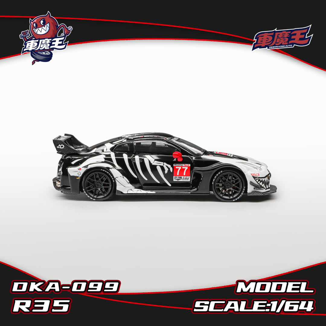 [Preorder] DEMON KING AUTO 1:64 GT-R R35 Bone Dragon livery DKA-099
