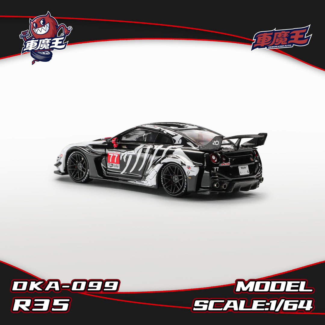 [Preorder] DEMON KING AUTO 1:64 GT-R R35 Bone Dragon livery DKA-099