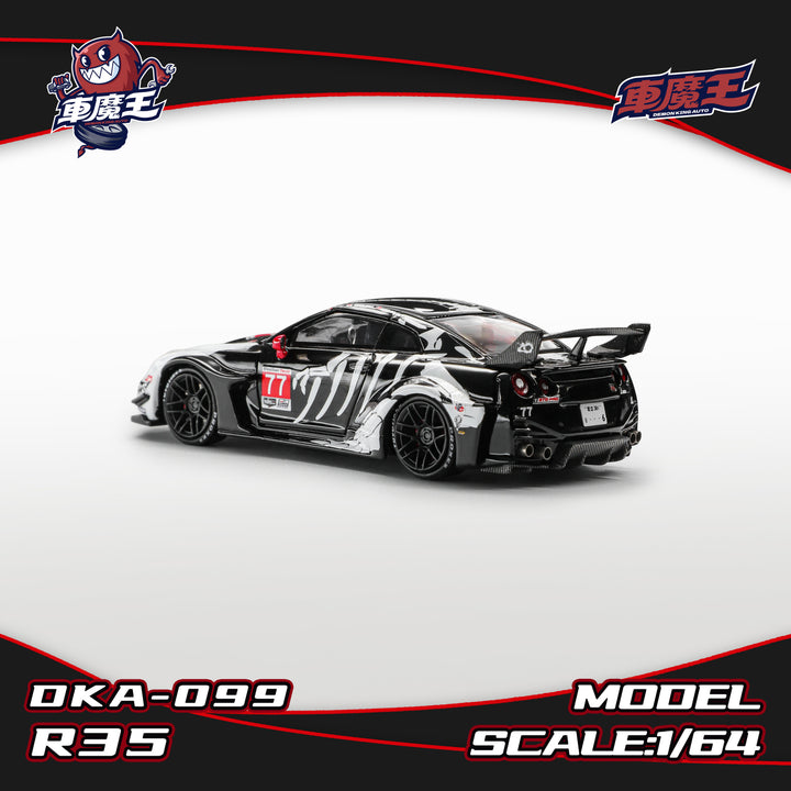 [Preorder] DEMON KING AUTO 1:64 GT-R R35 Bone Dragon livery DKA-099