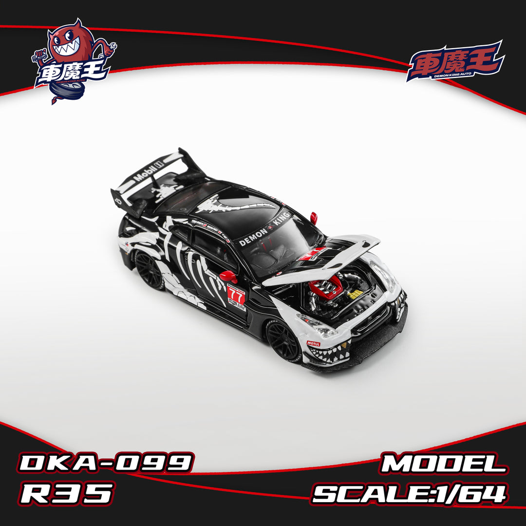[Preorder] DEMON KING AUTO 1:64 GT-R R35 Bone Dragon livery DKA-099