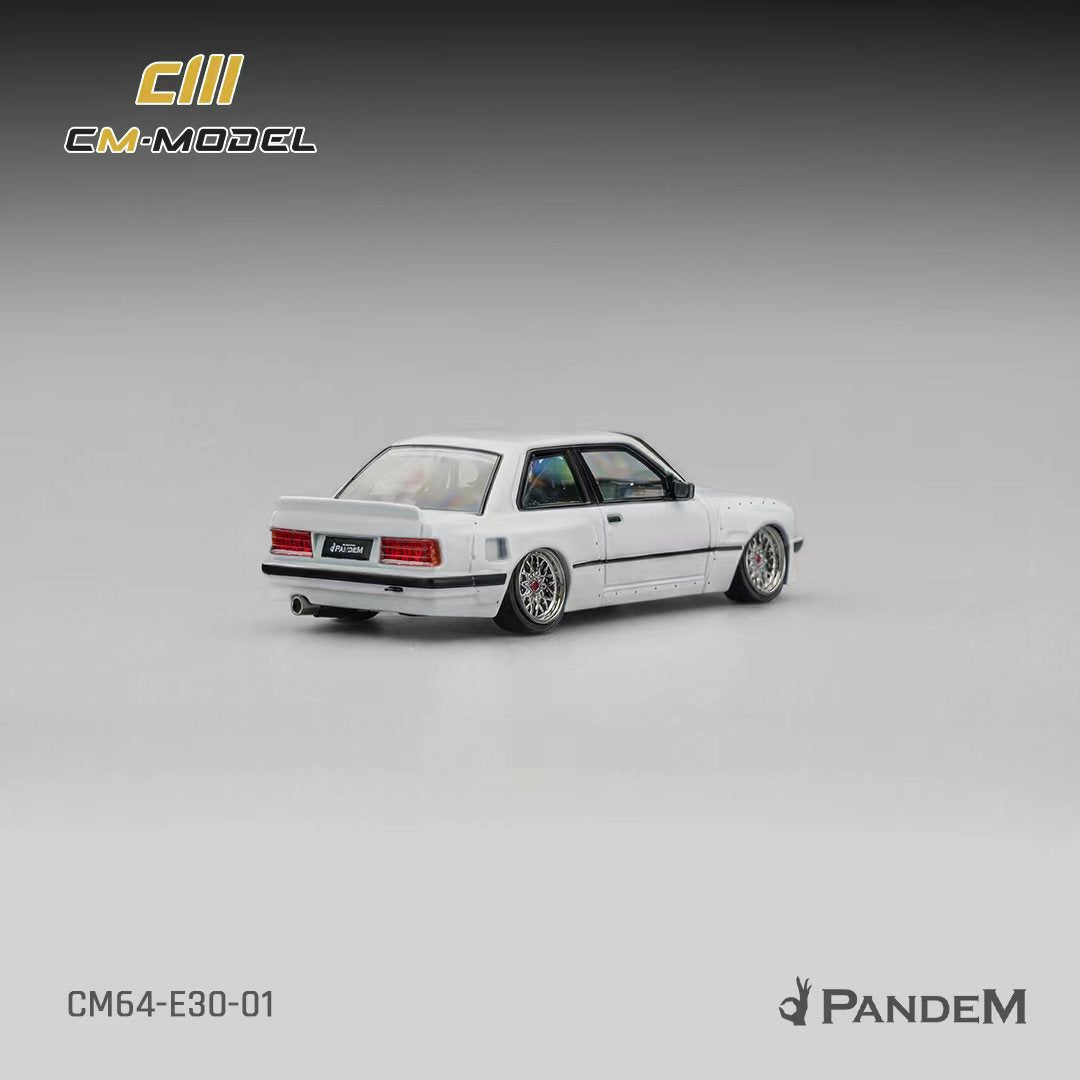 [Preorder] CM Model 1:64 Pandem BMW M3 E30 Pearl White CM64-E30-01