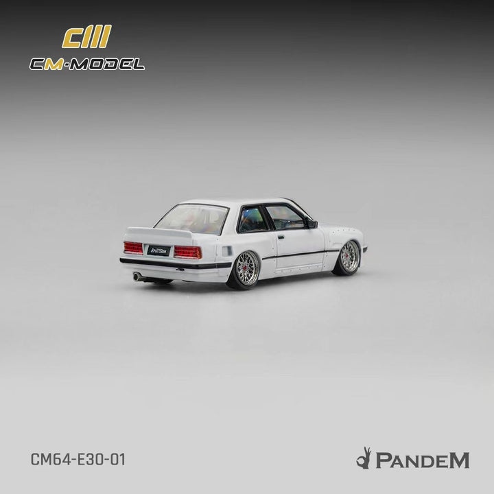 [Preorder] CM Model 1:64 Pandem BMW M3 E30 Pearl White CM64-E30-01