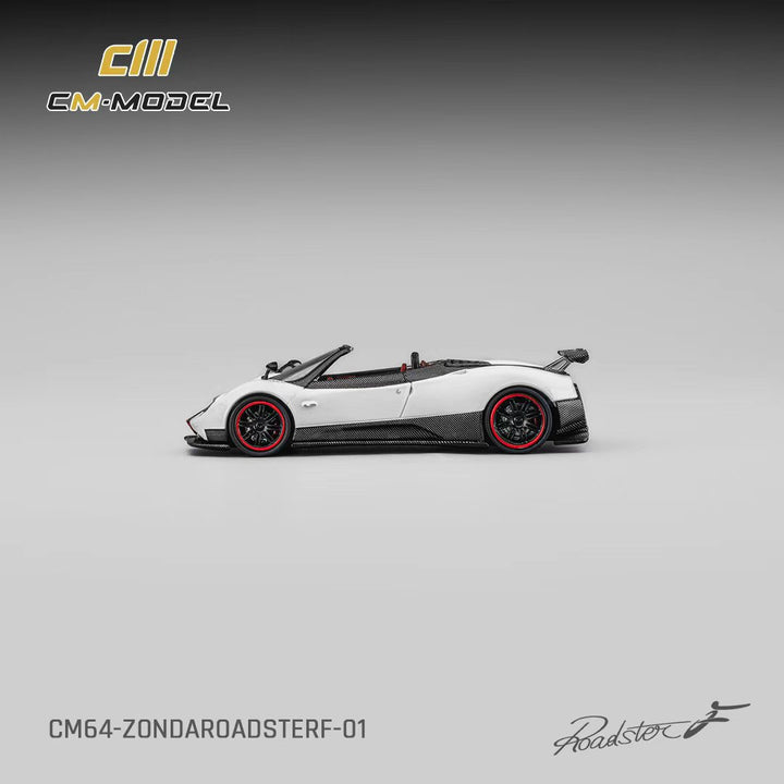 [Preorder] CM Model 1:64 Pagani Zonda F Roadster Pearl White CM64-Zonda RoadsterF-01